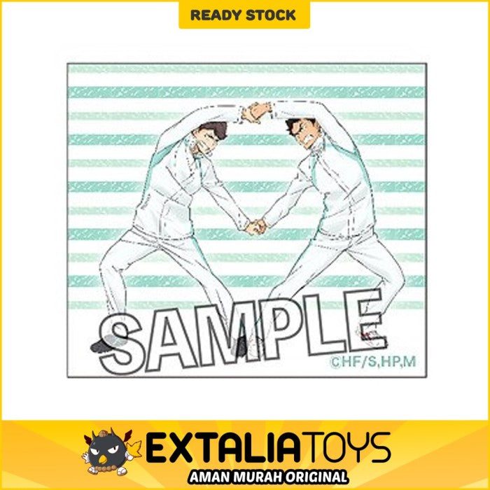 Haikyu!! To The Top Frame Badge Warming Up!! Ver. Oikawa Toru & Iwaizumi Hajime Haikyu!! To The Top Frame Badge Warming Up!! Ver. Oikawa Toru & Iwaizumi Hajime
